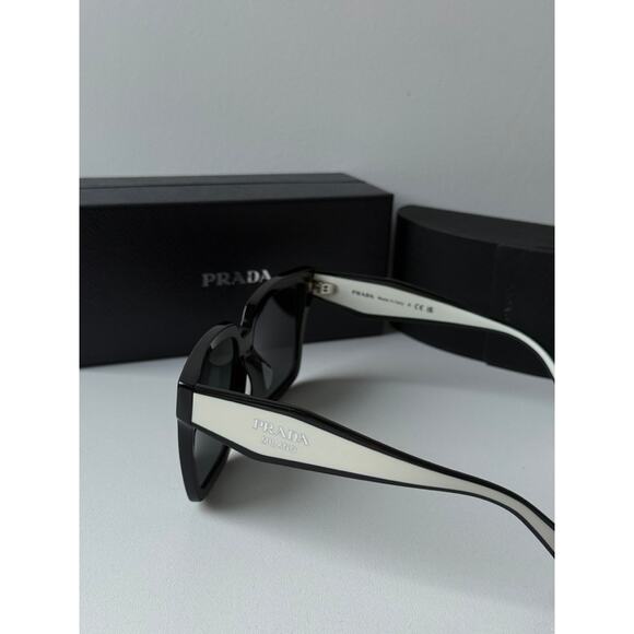 NEW Prada PR24ZSF Sunglasses in Brown White - Picture 4 of 5